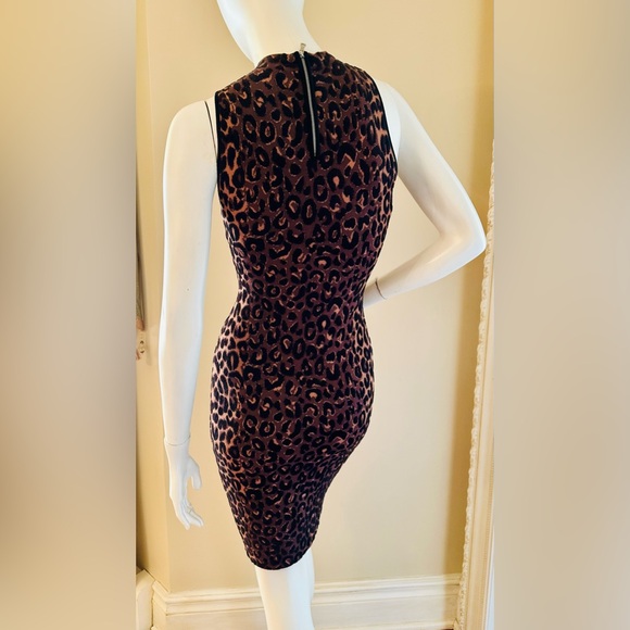Milly
Animal print, Textured Cheetah Sleeveless Fitted Dress Size S - Picture 6 of 12
